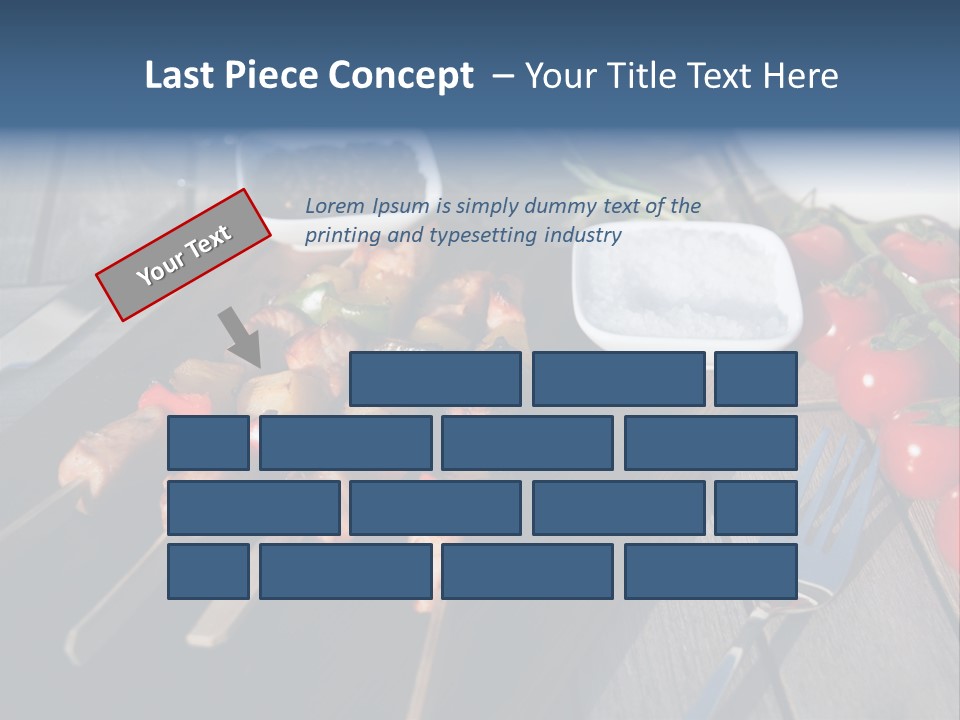 Table Olive Oil Roasted PowerPoint Template