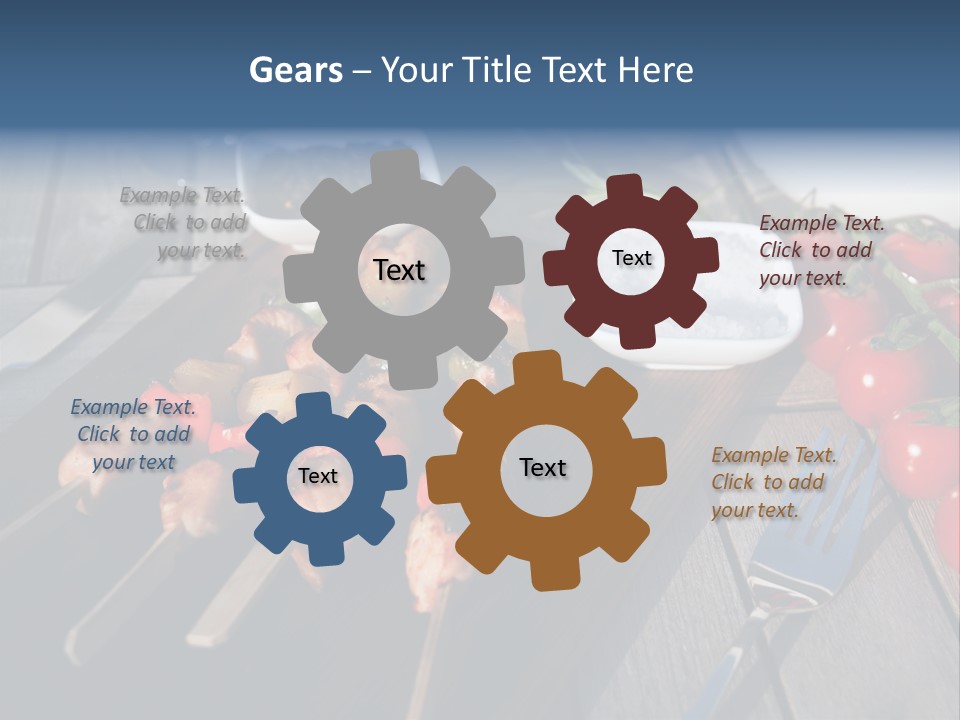 Table Olive Oil Roasted PowerPoint Template