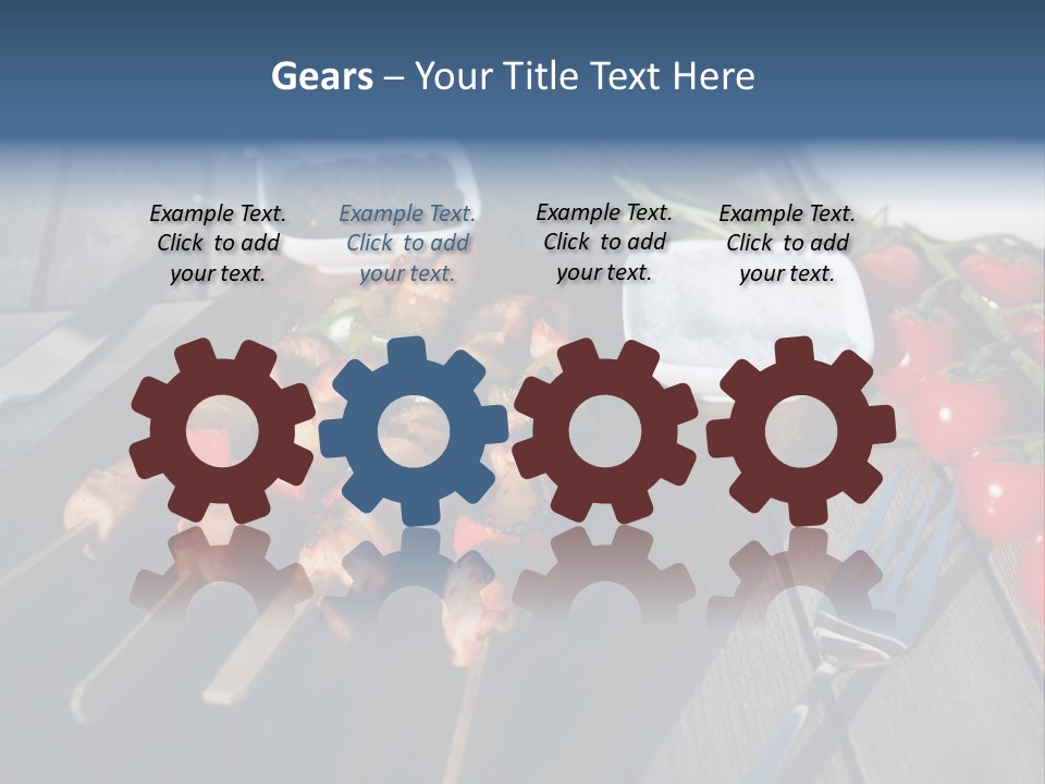 Table Olive Oil Roasted PowerPoint Template