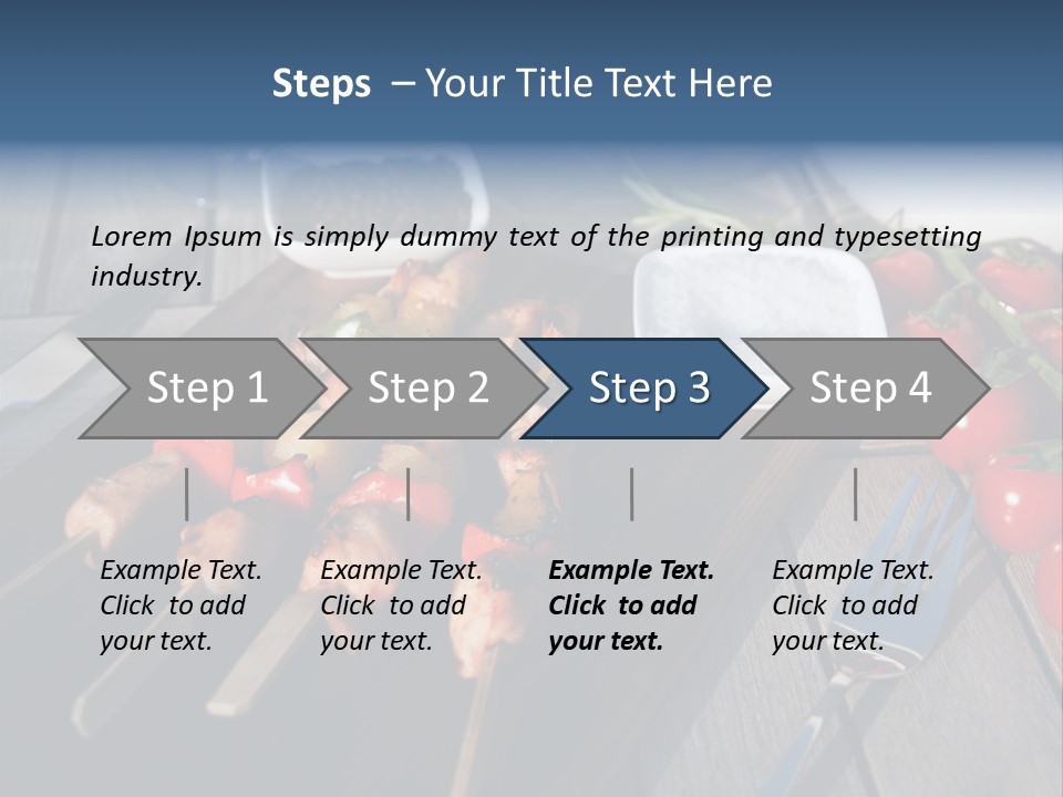 Table Olive Oil Roasted PowerPoint Template