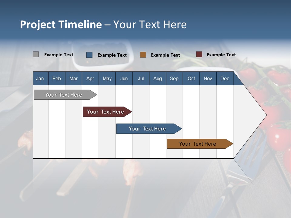 Table Olive Oil Roasted PowerPoint Template
