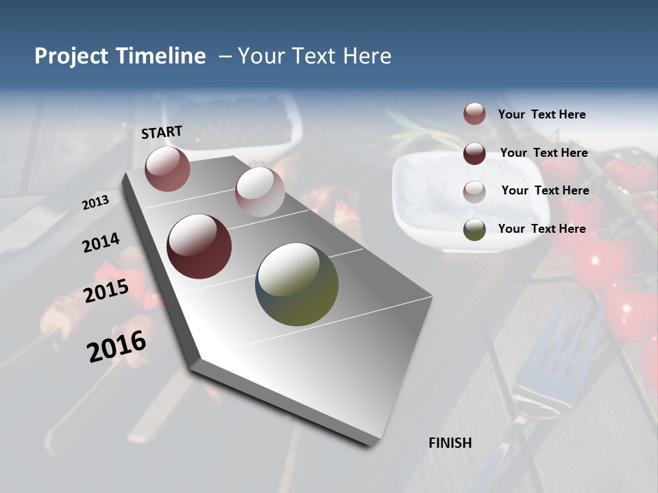 Table Olive Oil Roasted PowerPoint Template
