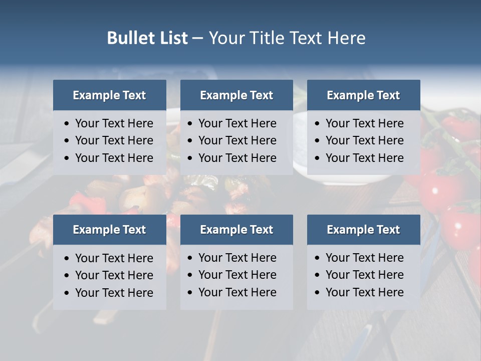 Table Olive Oil Roasted PowerPoint Template