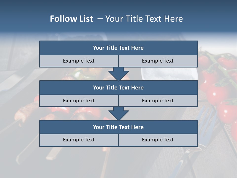 Table Olive Oil Roasted PowerPoint Template