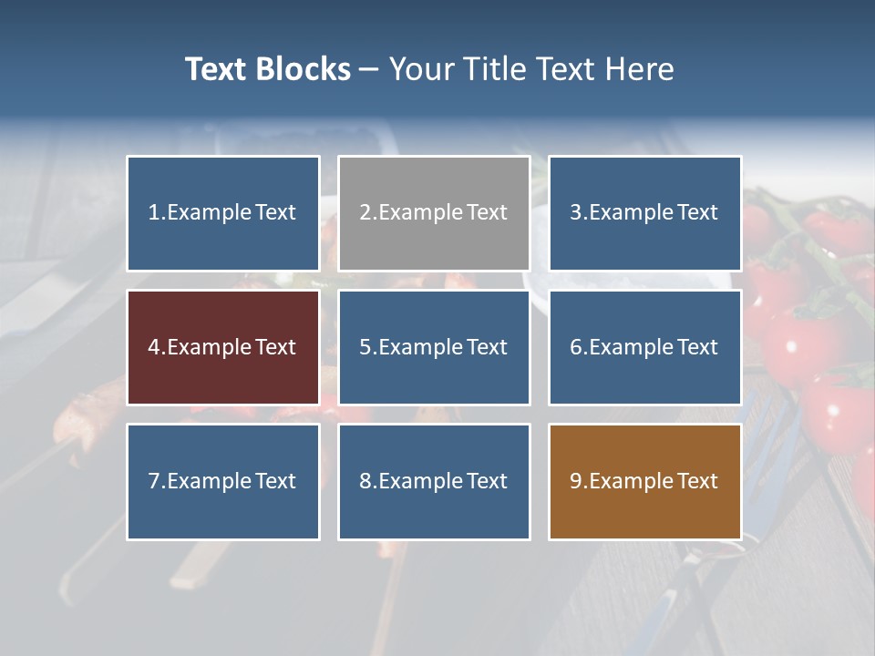 Table Olive Oil Roasted PowerPoint Template