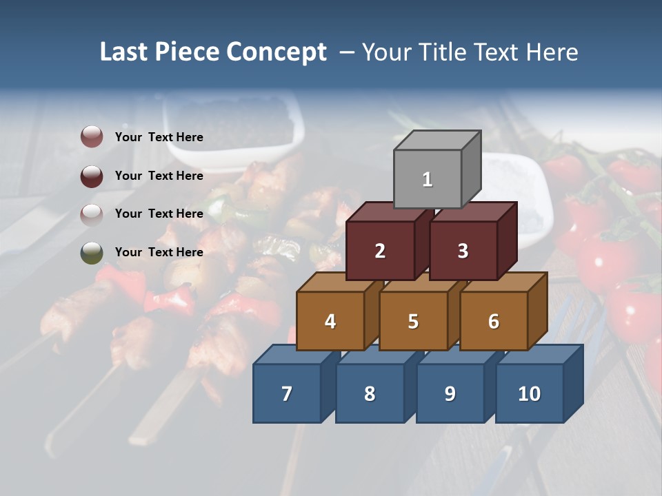 Table Olive Oil Roasted PowerPoint Template