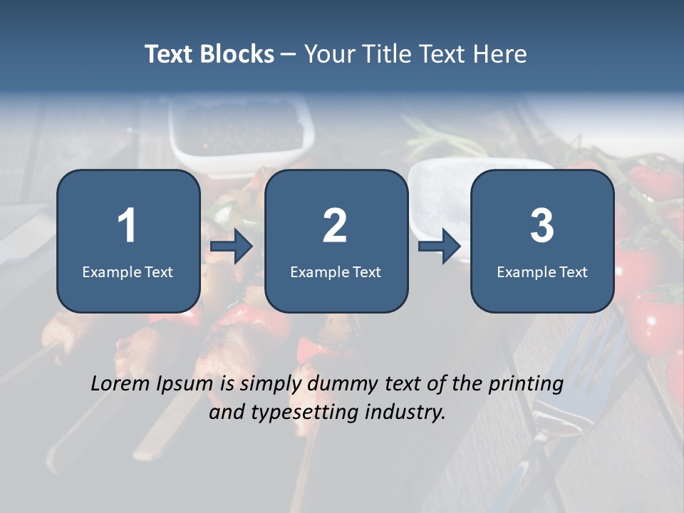 Table Olive Oil Roasted PowerPoint Template