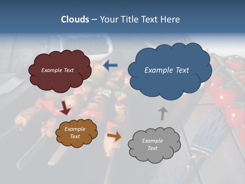 Table Olive Oil Roasted PowerPoint Template