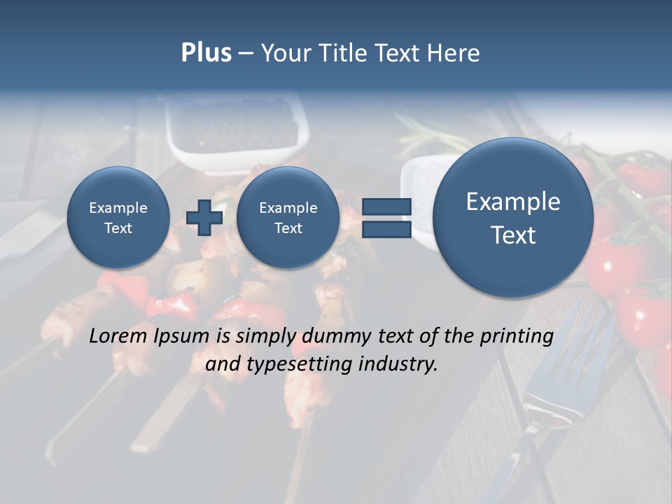 Table Olive Oil Roasted PowerPoint Template