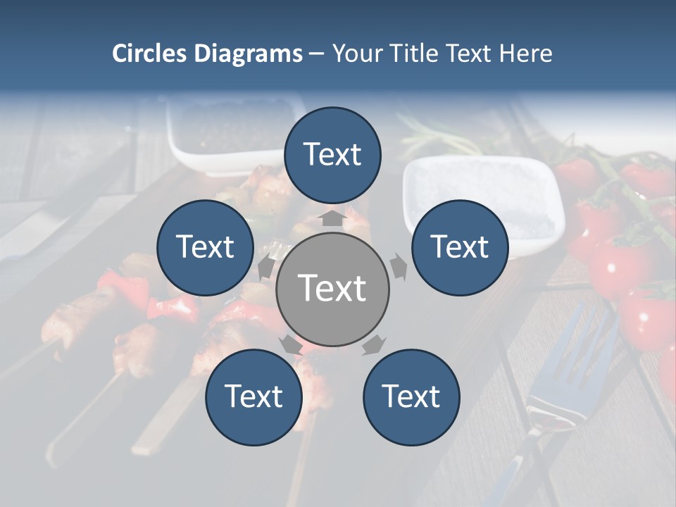 Table Olive Oil Roasted PowerPoint Template