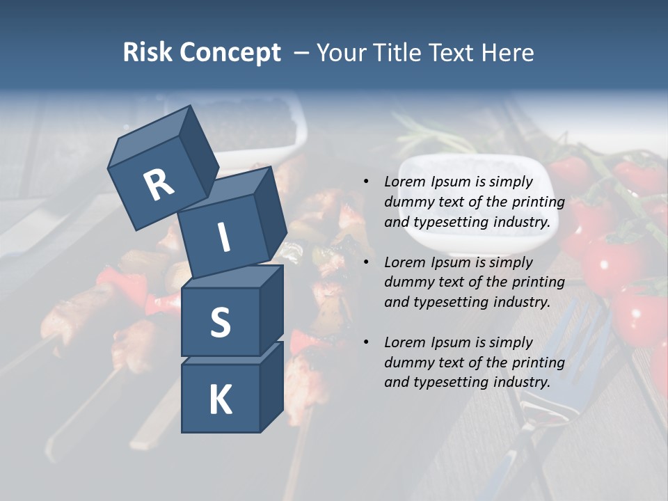 Table Olive Oil Roasted PowerPoint Template