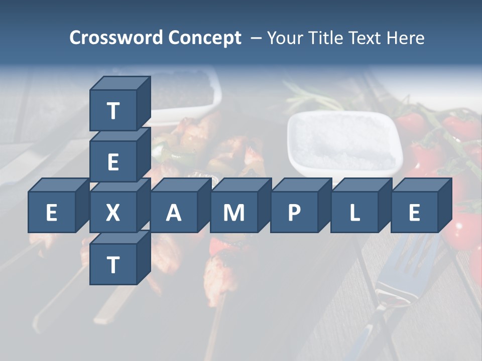 Table Olive Oil Roasted PowerPoint Template