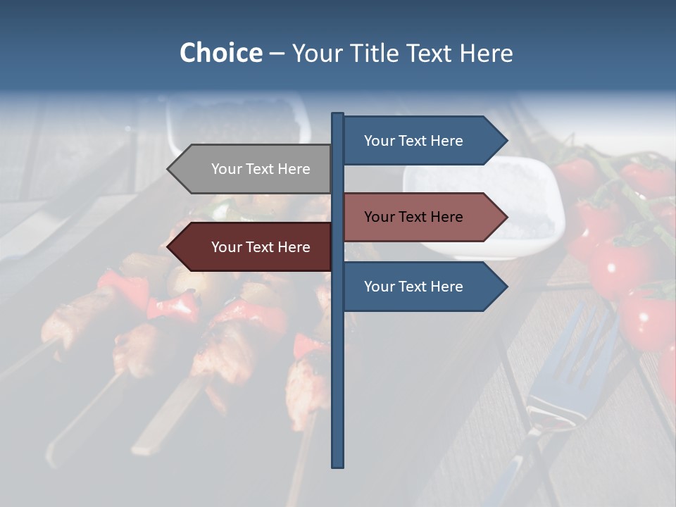 Table Olive Oil Roasted PowerPoint Template