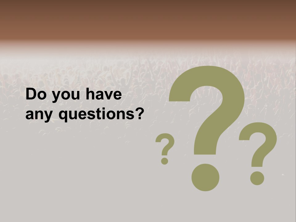 A Large Group Of People In A Crowd Powerpoint Template PowerPoint Template