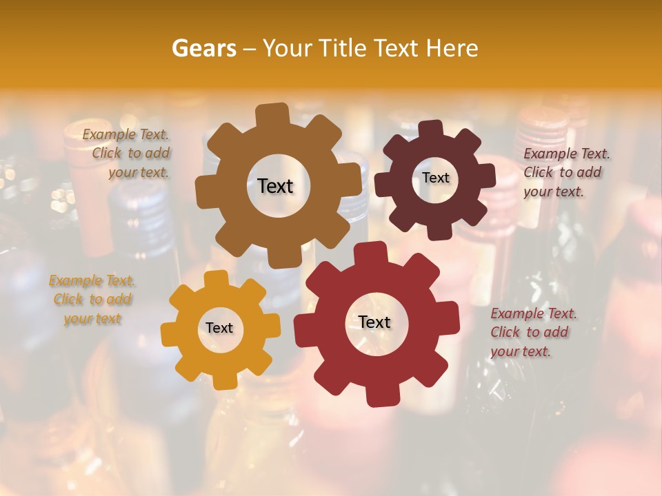 Powdered Gingerbread Cookies Pastry PowerPoint Template