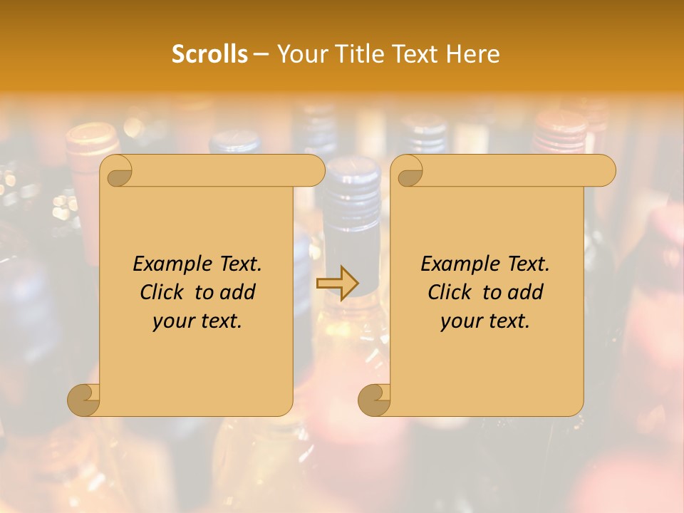Powdered Gingerbread Cookies Pastry PowerPoint Template