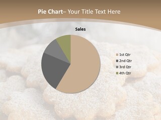 Powdered Gingerbread Cookies Pastry PowerPoint Template