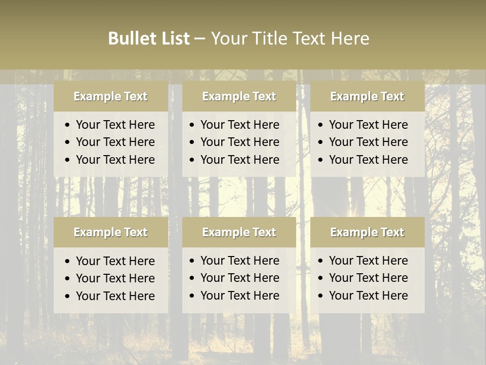 Shine Morning Nature PowerPoint Template