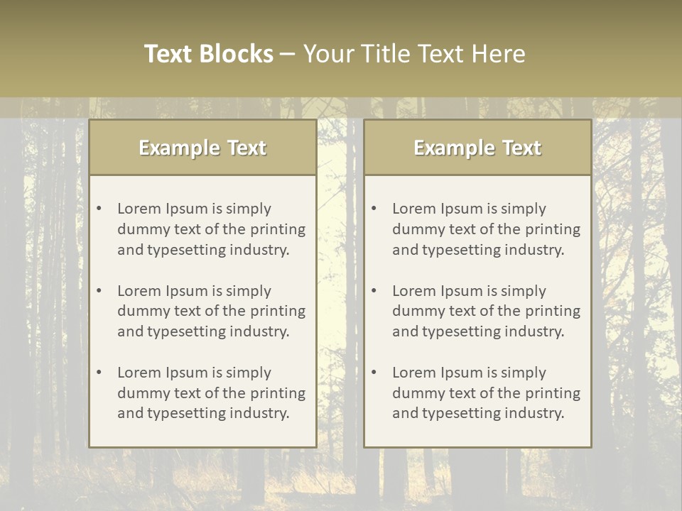 Shine Morning Nature PowerPoint Template