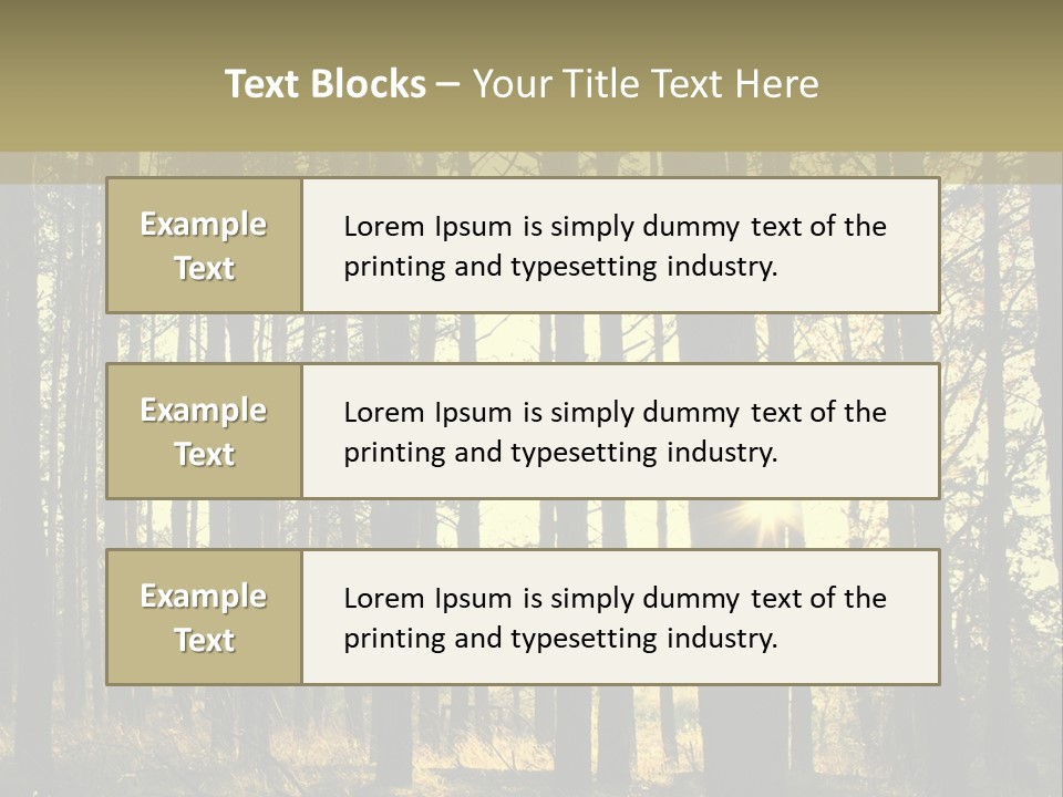 Shine Morning Nature PowerPoint Template