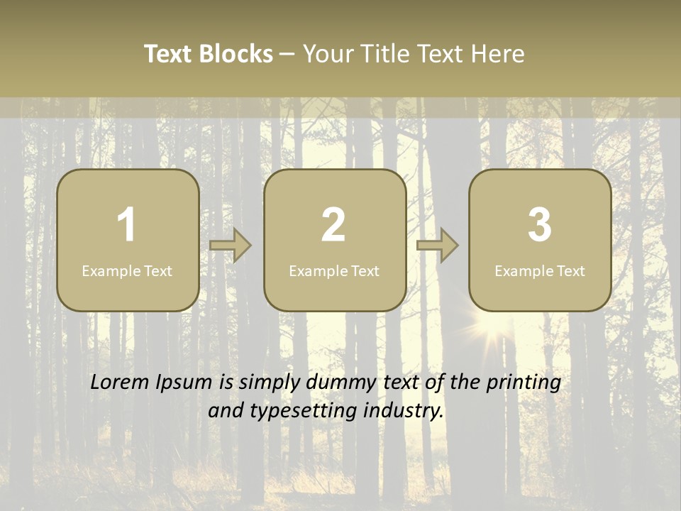 Shine Morning Nature PowerPoint Template
