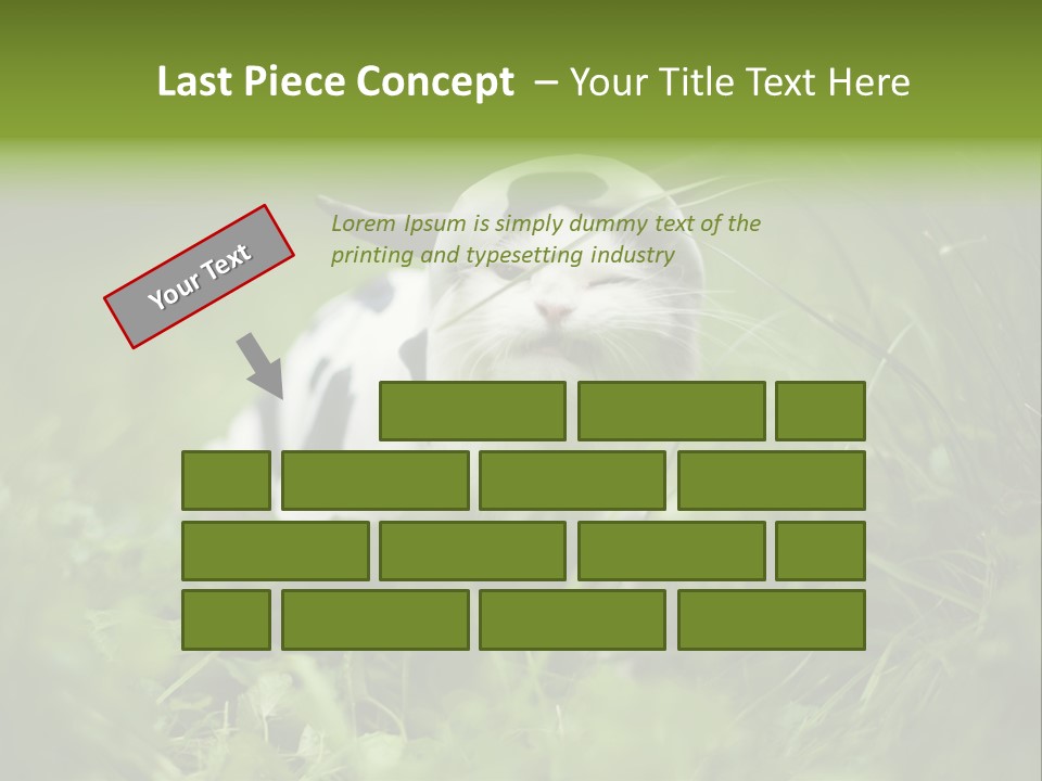 Horns Sheep White PowerPoint Template