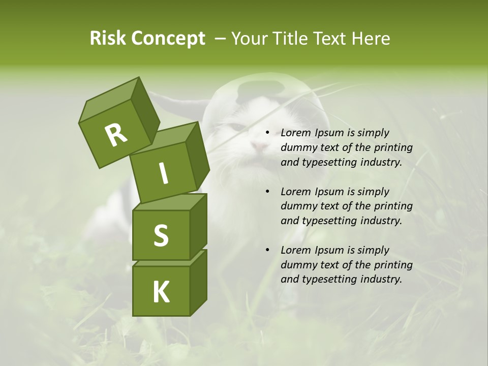 Horns Sheep White PowerPoint Template