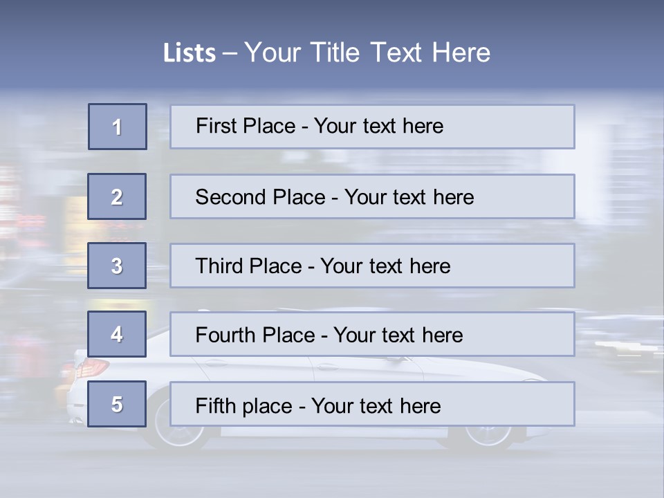 Metropolitan Bmw Apartment PowerPoint Template