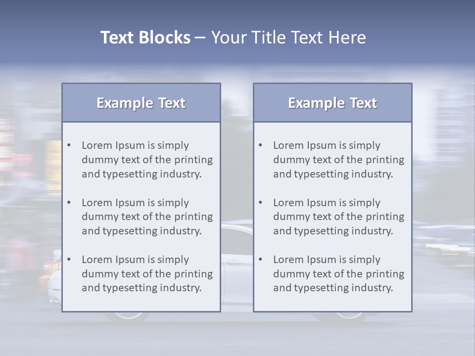 Metropolitan Bmw Apartment PowerPoint Template