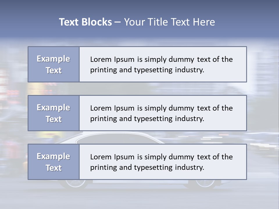 Metropolitan Bmw Apartment PowerPoint Template