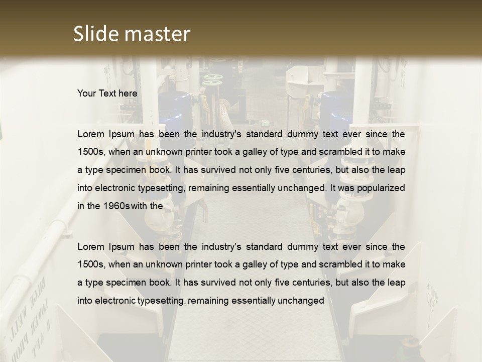 Heavy Refinerias Refinery PowerPoint Template