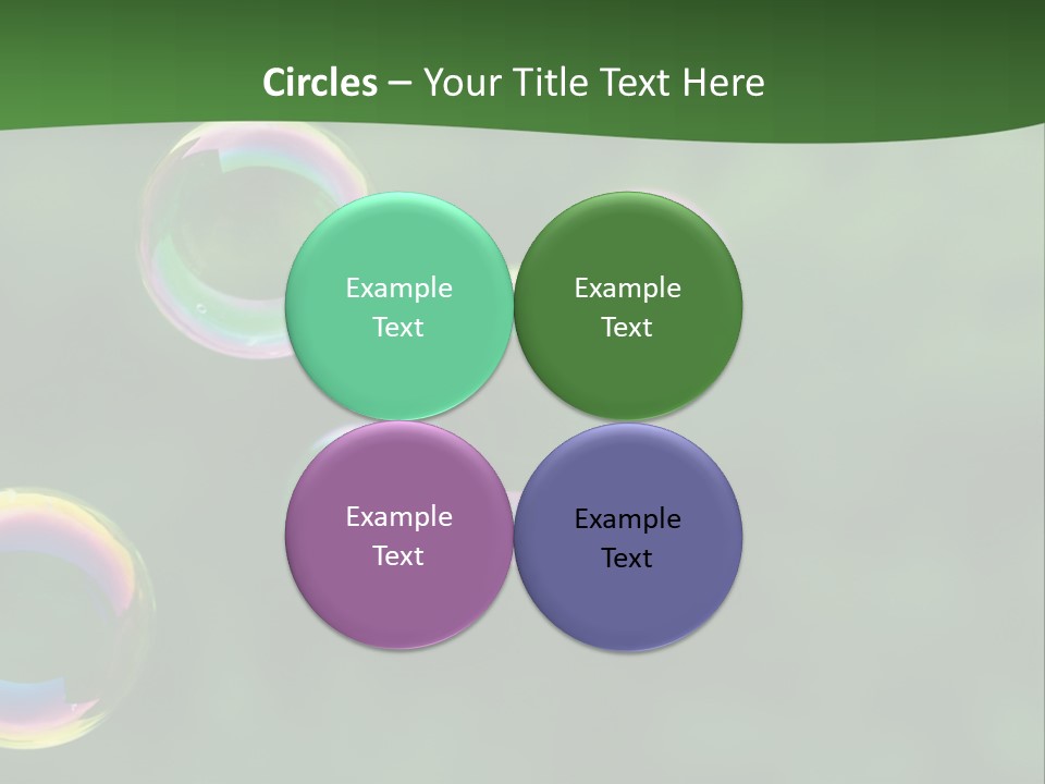 Midair Childhood Reflection PowerPoint Template