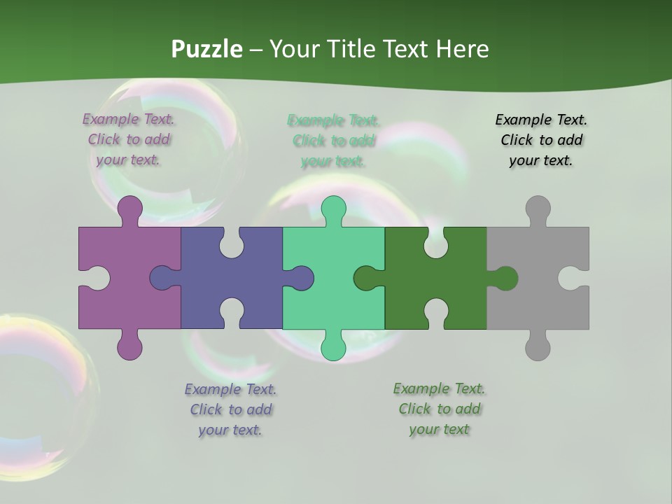 Midair Childhood Reflection PowerPoint Template