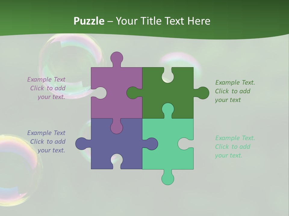 Midair Childhood Reflection PowerPoint Template