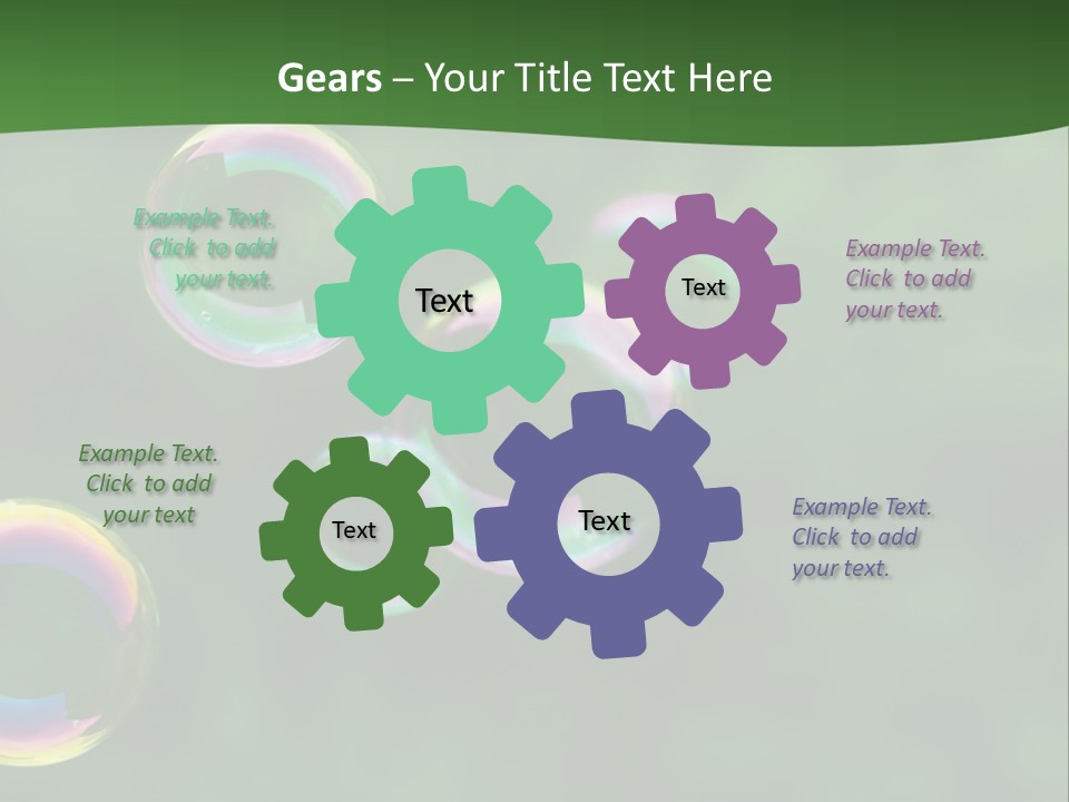 Midair Childhood Reflection PowerPoint Template