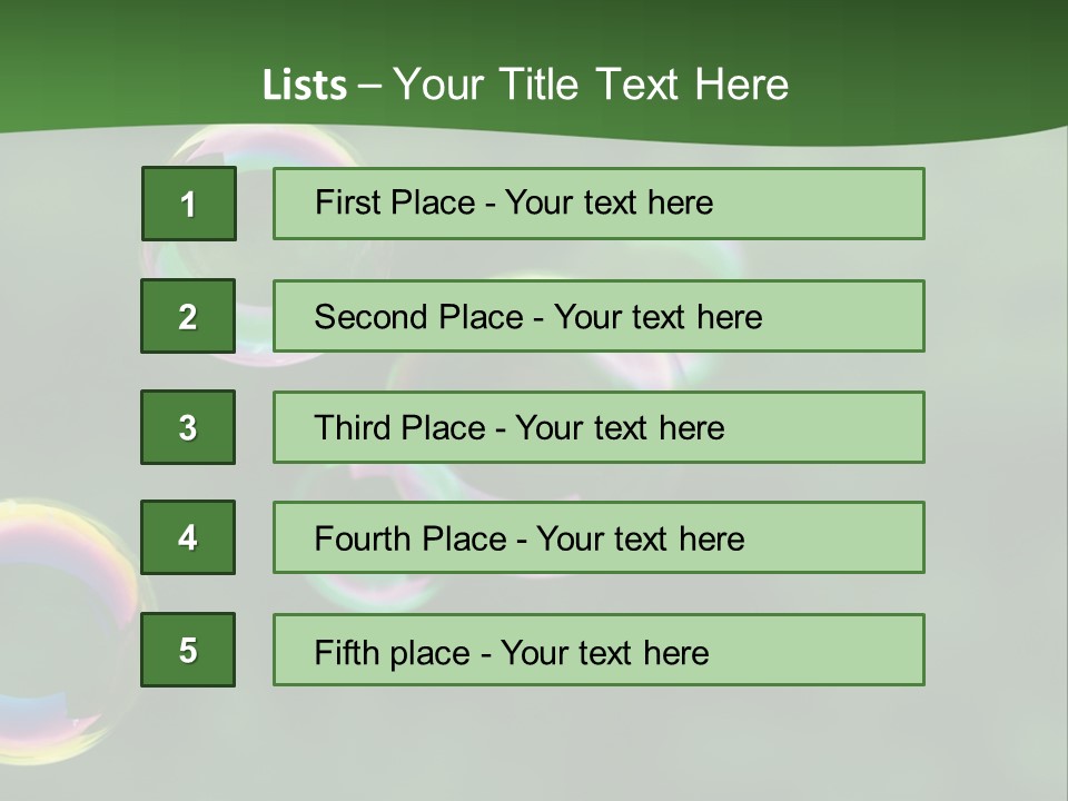Midair Childhood Reflection PowerPoint Template