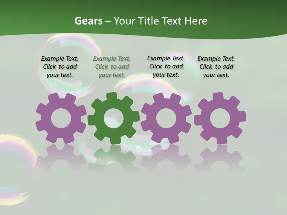 Midair Childhood Reflection PowerPoint Template