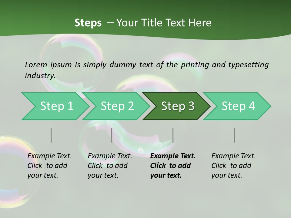 Midair Childhood Reflection PowerPoint Template