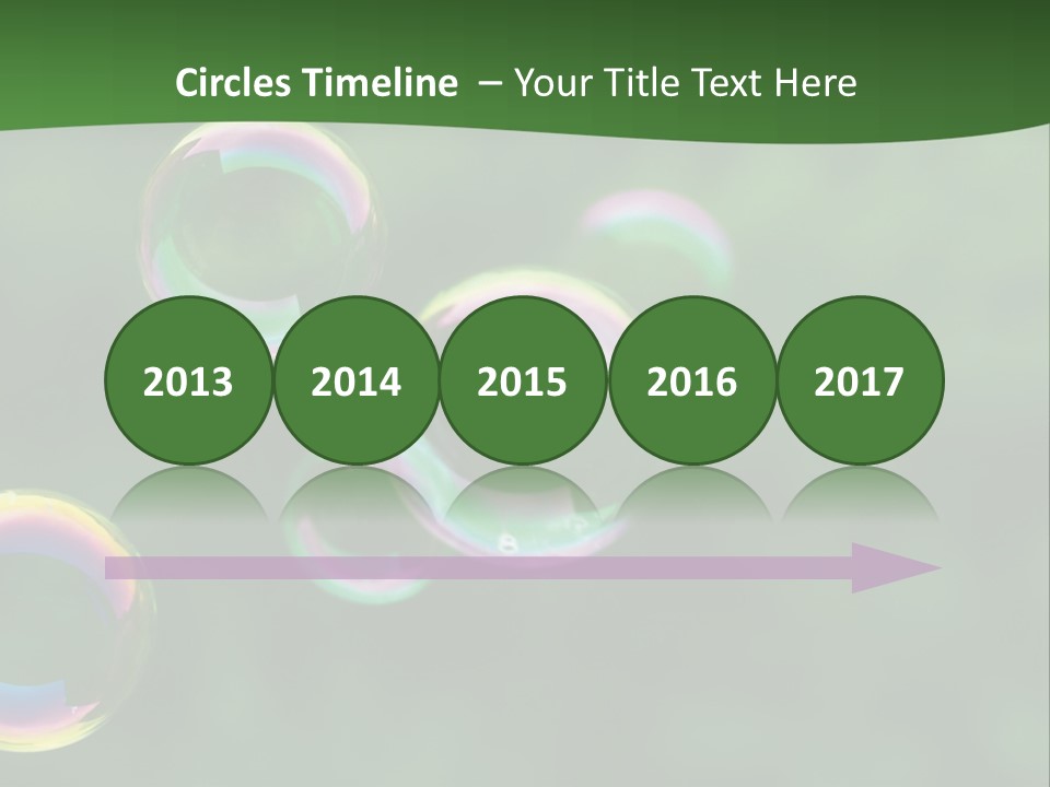 Midair Childhood Reflection PowerPoint Template