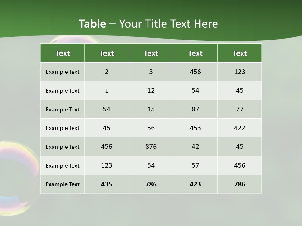 Midair Childhood Reflection PowerPoint Template