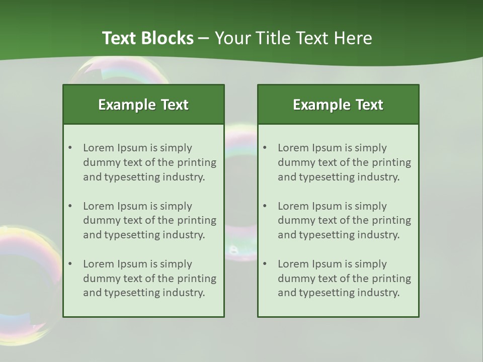 Midair Childhood Reflection PowerPoint Template