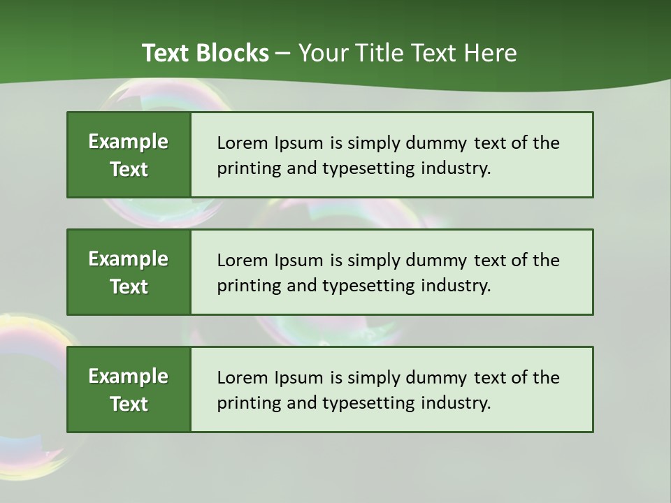 Midair Childhood Reflection PowerPoint Template