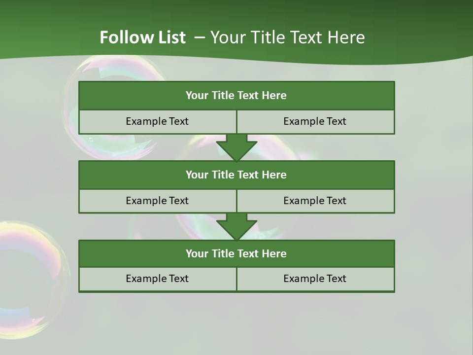 Midair Childhood Reflection PowerPoint Template