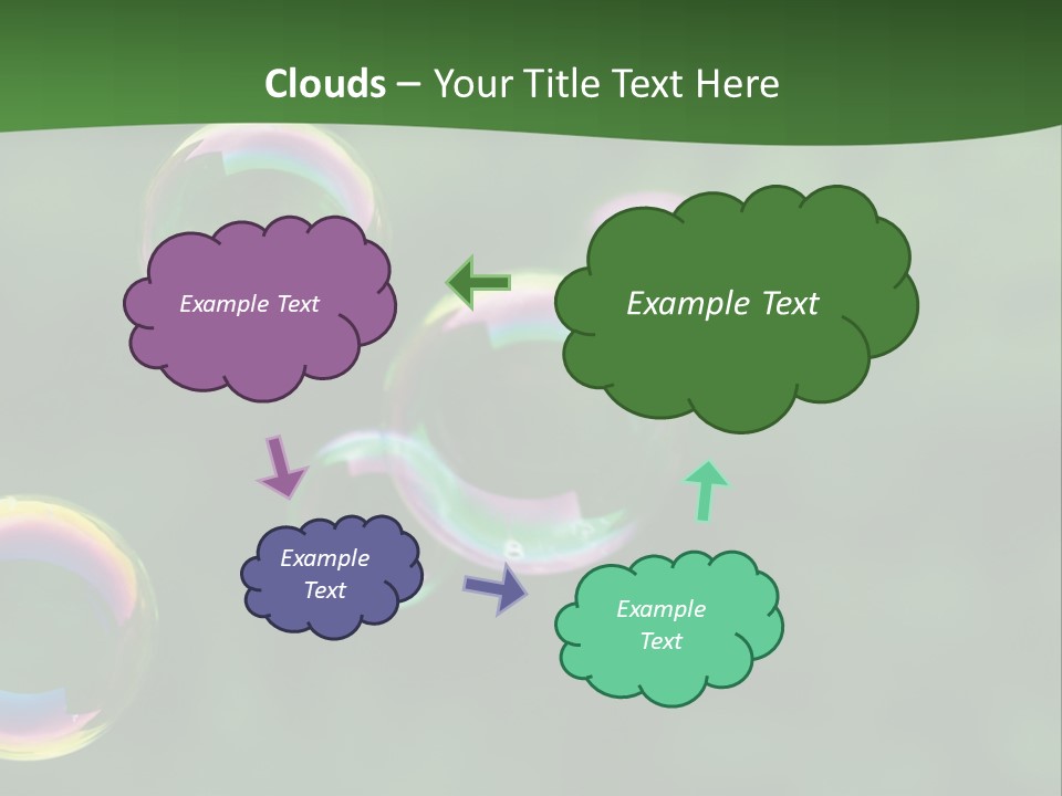 Midair Childhood Reflection PowerPoint Template