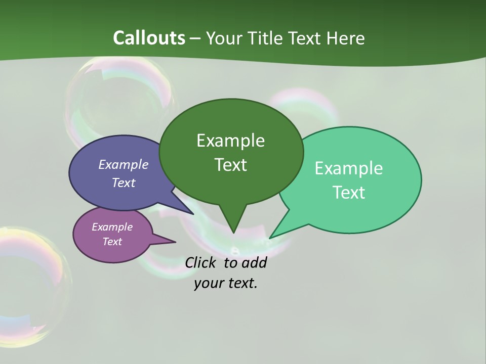 Midair Childhood Reflection PowerPoint Template