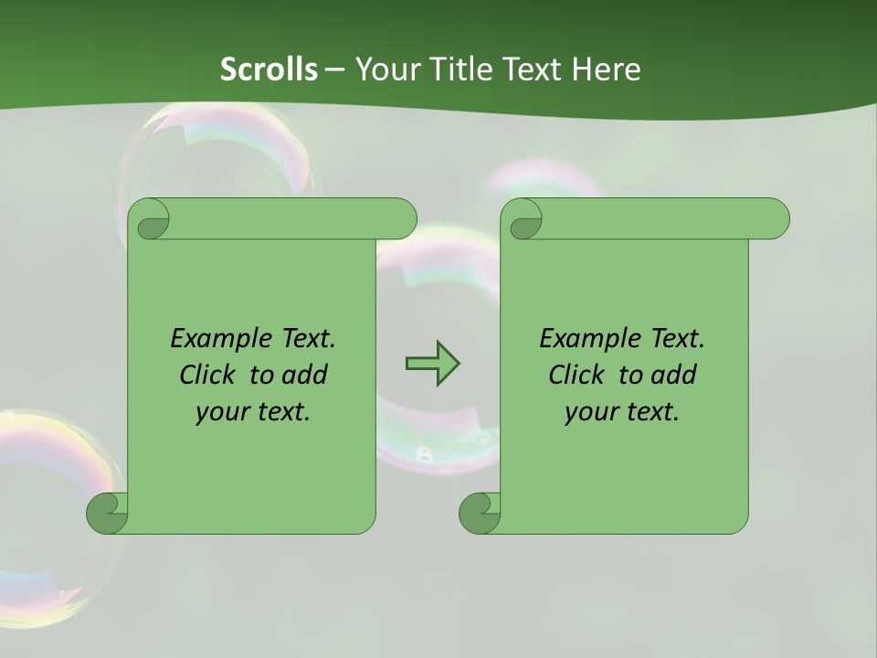 Midair Childhood Reflection PowerPoint Template