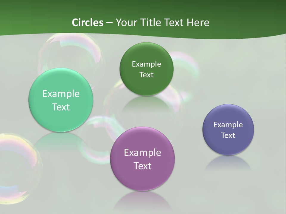 Midair Childhood Reflection PowerPoint Template