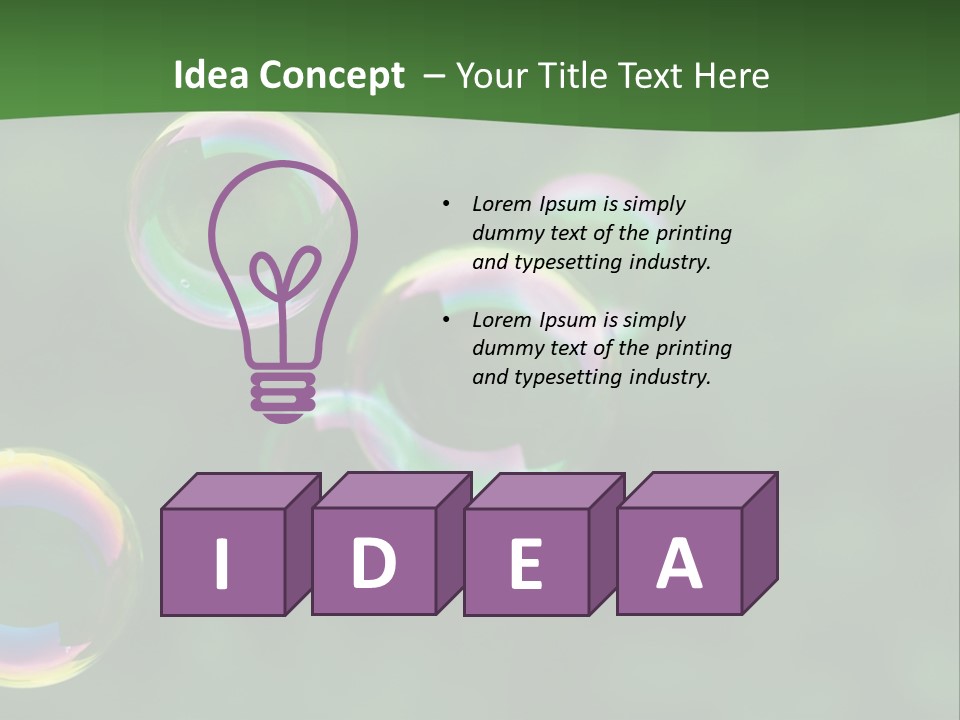 Midair Childhood Reflection PowerPoint Template