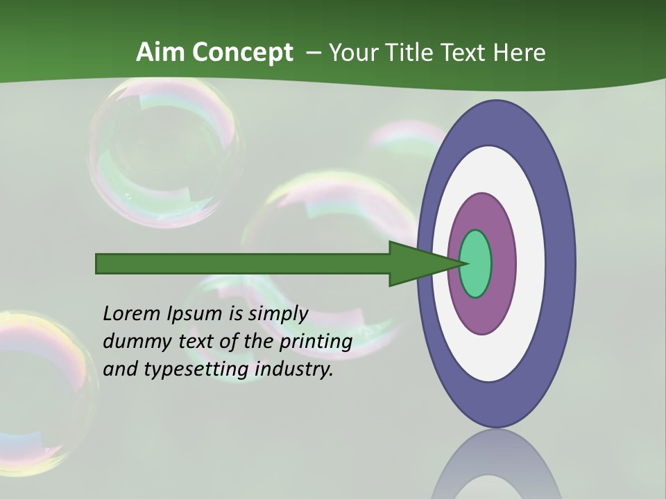 Midair Childhood Reflection PowerPoint Template