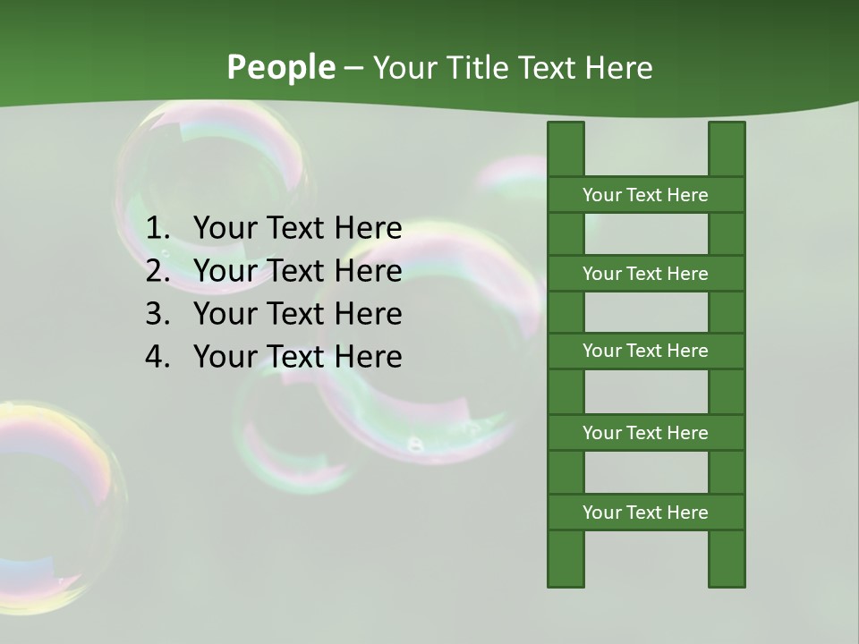 Midair Childhood Reflection PowerPoint Template